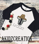 cow with hat embroidery design, cow embroidery design, cow applique, akidzcreation