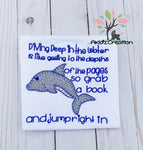 dolphin reading pillow, dolphin pocket pillow, pocket pillow, pocket pillow pattern, dolphin embroidery design, reading pillow pattern, akidzcreation, nautical