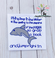 dolphin reading pillow, dolphin pocket pillow, pocket pillow, pocket pillow pattern, dolphin embroidery design, reading pillow pattern, akidzcreation, nautical