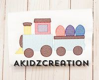 easter train embroidery, embroidery, akidzcreation, easter egg, sketch train embroidery, sketch embroidery, train embroidery design, vehicle embroidery design, transportation embroidery design, easter egg embroidery design, easter egg trio embroidery design