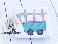 easter wagon embroidery design, cross embroidery design, cross trio embroidery design, cross wagon embroidery design, wagon design, sketch wagon, sketch easter wagon design