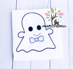 ghost embroidery design, ghost applique, halloween applique, ghost applique, zig zag ghost applique, machine embroidery ghost applique