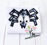 hairy spider embroidery design, spider embroidery design, spider applique, machine embroidery spider applique, machine embroidery hair spider design, halloween embroidery design, insect applique, insect embroidery design