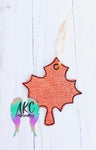 ith maple leaf bookmark embroidery design, in the hoop maple leaf, maple leaf embroidery design, in the hoop maple leaf christmas ornament, leaf ornament embroidery design, leaf bookmark embroidery design