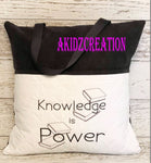 knowledge is power embroidery design, reading pillow design, reading pillow embroidery design, book embroidery, 