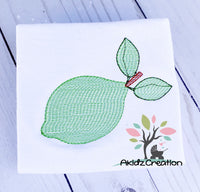 lime embroidery design fruit embroidery design, food embroidery design, lime embroidery design, sketch embroidery design, lime embroidery