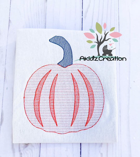lined pumpkin embroidery design, pumpkin embroidery design, halloween embroidery design, thanksgiving embroidery design, pumpkin embroidery design