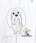 dog embroidery design, long hair Lhasa apso , dog embroidery design, puppy embroidery design, lhasa apso applique