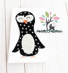 long necked embroidery design, penguin embroidery design, penguin applique, machine embroidery penguin design, penguin applique