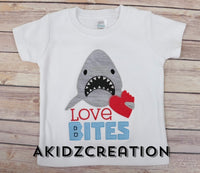 Love Bites Shark Applique