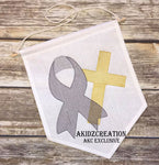 prayers for brain cancer embroidery design, cross embroidery design, brain cancer embroidery design, sketch embroidery design