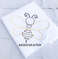 quick stitch bumble bee, bumble bee embroidery design, bee embroidery, quick stitch embroidery, insect embroidery design,