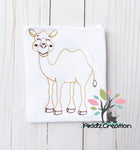 camel embroidery design, animal embroidery design, dessert embroidery design, desert embroidery design, hump day embroidery design, camel embroidery design, vintage camel embroidery design