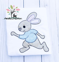 bunny embroidery design, rabbit embroidery design, bunny applique, rabbit applique, machine embroidery bunny design, machine embroidery rabbit design, running bunny embroidery design, running rabbit embroidery design, easter embroidery design, spring bunny embroidery design, running bunny applique