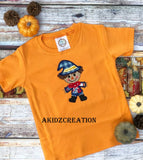 scarecrow embroidery design, scarecrow applique, thanksgiving applique, thanksgiving embroidery design, fall embroidery design