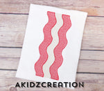 sketch bacon embroidery design, bacon embroidery design, food embroidery design, sketch embroidery design, sketch breakfast embroidery design, akidzcreation