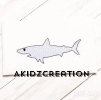 shark embroidery design, great white shark embroidery design, shark embroidery design, sketch shark embroidery design, akidzcreation, sketch embroidery, machine embroidery great white shark design