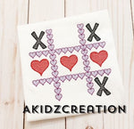 sketch xoxo board embroidery, sketch tic tac toe board embroidery design, love board embroidery design, sketch tic tac toe board, valentine tic tac toe board embroidery design