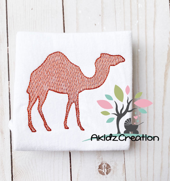 sketch embroidery, sketch camel embroidery, camel embroidery, animal embroidery, desert animal embroidery, sketch camel embroidery design, animal embroidery design, hump day embroidery design