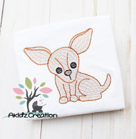 dog embroidery design, puppy embroidery design, sketch chihuahua embroidery design, chihuahua embroidery design, sketch dog embroidery design, sketch puppy embroidery design, toy dog embroidery design