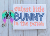 cutest bunny in the patch , easter embroidery design, sketch bunny, sketch easter design