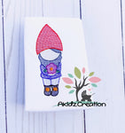 easter gnome, gnome embroidery, sketch embroidery, garden gnome embroidery, akidzcreation, sketch gnome embroidery design, gnome embroidery design, gnome holding flower embroidery design, spring embroidery design, easter embroidery design, sketch easter gnome, sketch spring gnome, sketch gnome with flower, sketch gardening gnome