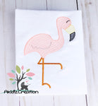 flamingo embroidery design, sketch embroidery design, bird embroidery design, tropical bird embroidery design, flamingo embroidery design