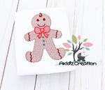 gingerbread embroidery design, sketch gingerbread embroidery design, gingerbread cookie emrboidery design, sketch embroidery design, christmas embroidery design, machine embroidery christmas design, christmas gingerbread embroidery design, christmas in july embroidery design