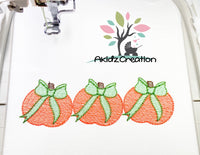 pumpkin trio embroidery design, girl pumpkin embroidery design, trio design, pumpkin trio embroidery design, thanksgiving embroidery design, pumpkin embroidery design, pumpkin trio embroidery design
