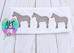 horse embroidery design, sketch horse embroidery design, horse trio embroidery design, sketch horse trio embroidery design, animal embroidery design, barn animal embroidery design, stable embroidery design