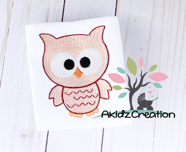 sketch owl embroidery design, owl embroidery design, woodland animal embroidery design, bird embroidery design, sketch bird embroidery design, sketch owl embroidery design, machine embroidery owl design, machine embroidery bird design