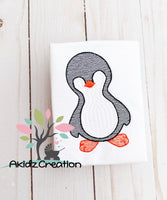 sketch penguin embroidery design, sketch penguin design, machine embroidery sketch penguin, machine embroidery penguin design, sketch embroidery, penguin embroidery, bird embroidery design, artic bird embroidery design