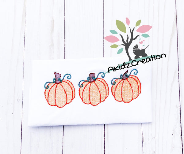 sketch pumpkin trio embroidery design, pumpkin embroidery design, pumpkin trio embroidery design, pumpkin embroidery design, thanksgiving embroidery design, fall embroidery design, autumn embroidery design, halloween embroidery design