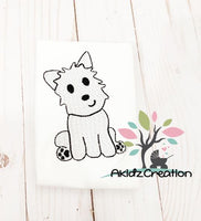 sketch puppy, sketch dog, sketch westie, embroidery design, akidzcreation, westland terrier embroidery design, dog embroidery design, puppy embroidery design, sketch dog embroidery design, sketch puppy embroidery design, westie embroidery design, sketch westie embroidery design