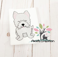 sketch westie embroidery design, westland terrier embroidery design, sketch westie embroidery design, dog embroidery design, puppy embroidery design, sketch westie embroidery design