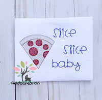 slice slice baby embroidery design, pepperoni pizza embroidery design, sketch pizza embroidery design, pizza embroidery design, food embroidery design