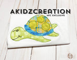 swimming turtle embroidery design, turtle embroidery design, machine embroidery design turtle, applique design, machine embroidery turtle design