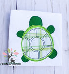 turtle embroidery design, animal embroidery design, aquarium animal, applique, ocean animal