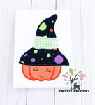 witch hat pumpkin embroidery design, witch hat embroidery design, pumpkin embroidery design, witch pumpkin embroidery design, halloween embroidery design