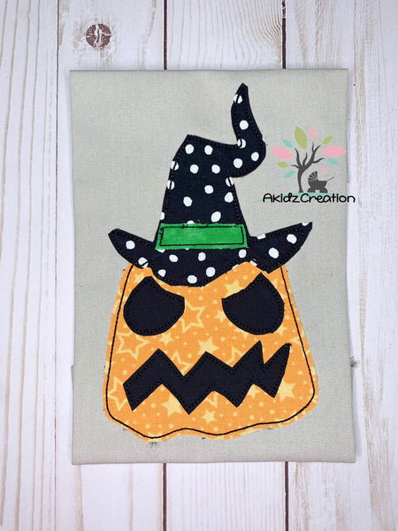 jack o lantern embroidery design, jack o lantern applique, witch hat embroidery design, witch applique, witch hat applique, witch pumpkin embroidery design, pumpkin embroidery design, pumpkin applique, halloween embroidery design
