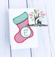 stocking embroidery design, sketch stocking embroidery design, christmas embroidery design, stocking monogram embroidery design, sketch christmas stocking embroidery design